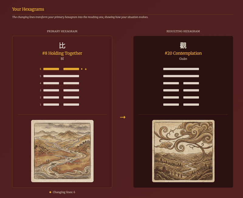Hekate I Ching screenshot 1